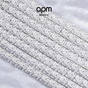 Ice冰块手链手饰中性风新品 Monaco宽版 APM 男新年礼物 杨紫同款