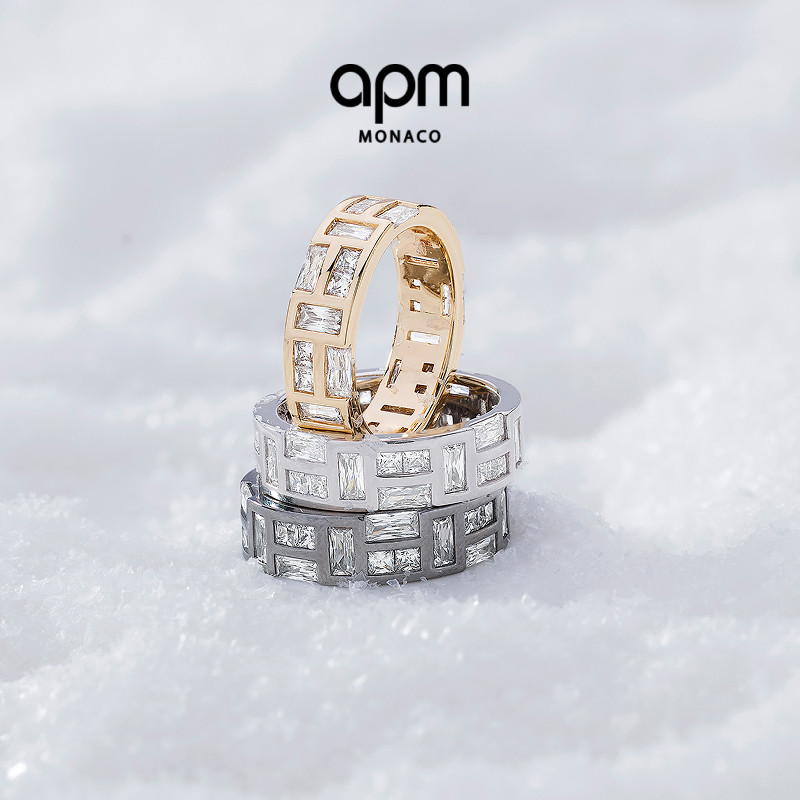【试用链接勿拍】APM Monaco Ice冰块戒指摩登手饰中性风生日礼物