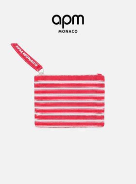 [夏季新品]APM Monaco红白Un Été à Monaco小号手包摩纳哥时尚