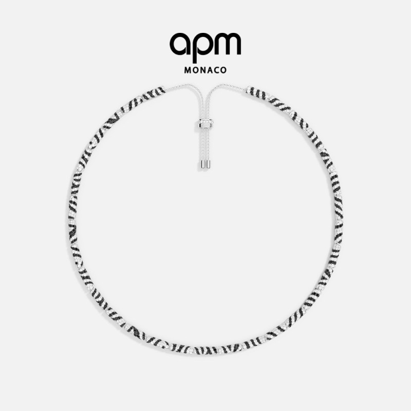APM杨紫同款斑马可调节项链个性
