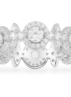 APM流星圆圈戒指简约经典送礼