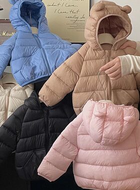 男童轻薄羽绒棉服保暖外套