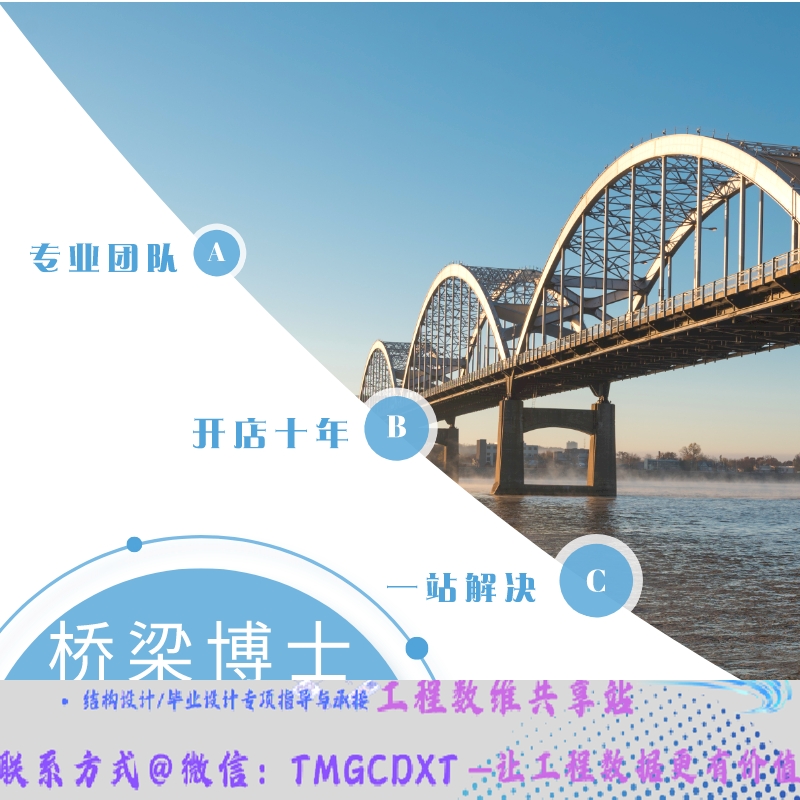代做 桥梁博士 钢箱梁 钢混组合梁 梁格法 连续刚构建模计算 调索