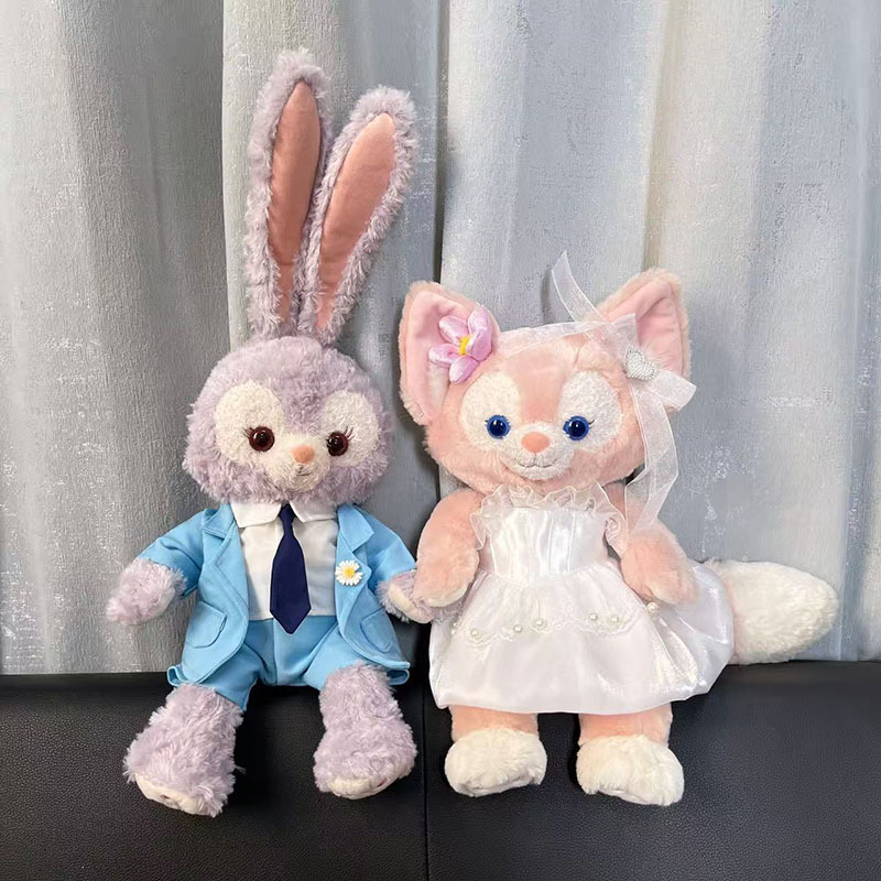 S号M号玲娜贝儿公仔娃衣志龙西装婚纱情侣套装露露饼饼贝儿着替萌