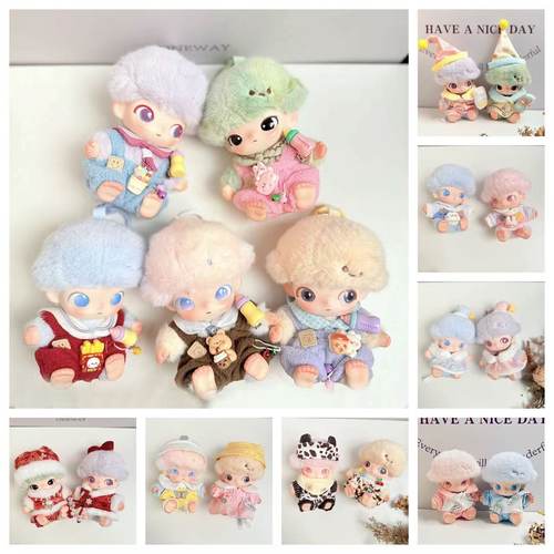 DIMOO新生日记系列娃衣搪胶毛绒挂件背带裤潮玩手办盲盒替换衣服