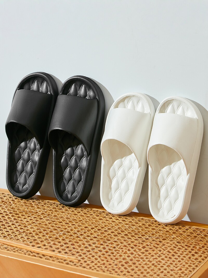 Stepping on shit slippers female summer home non-slip bathroom ba