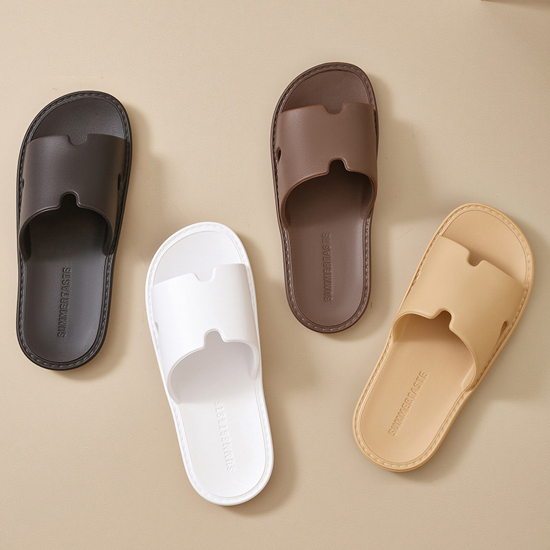 夏季居家用室内EVA拖鞋女厚底踩屎感酒店洗澡浴室防滑凉拖鞋男