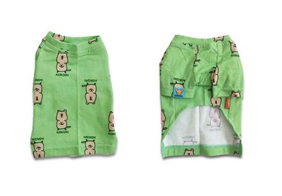 PUMPKINDOG 可爱卡通矮袋鼠印花短袖T恤 宠物狗衣服装夏季冰丝棉
