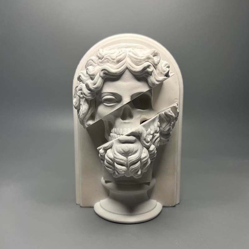 宙斯欧式复古罗马神话石膏像雕塑创意个性高级艺术装饰桌面摆件礼