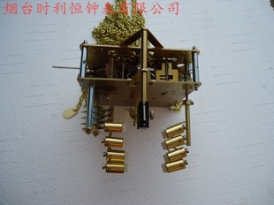 德国赫姆勒原装 进口0451八音落地钟铜机芯座钟音乐报时机芯