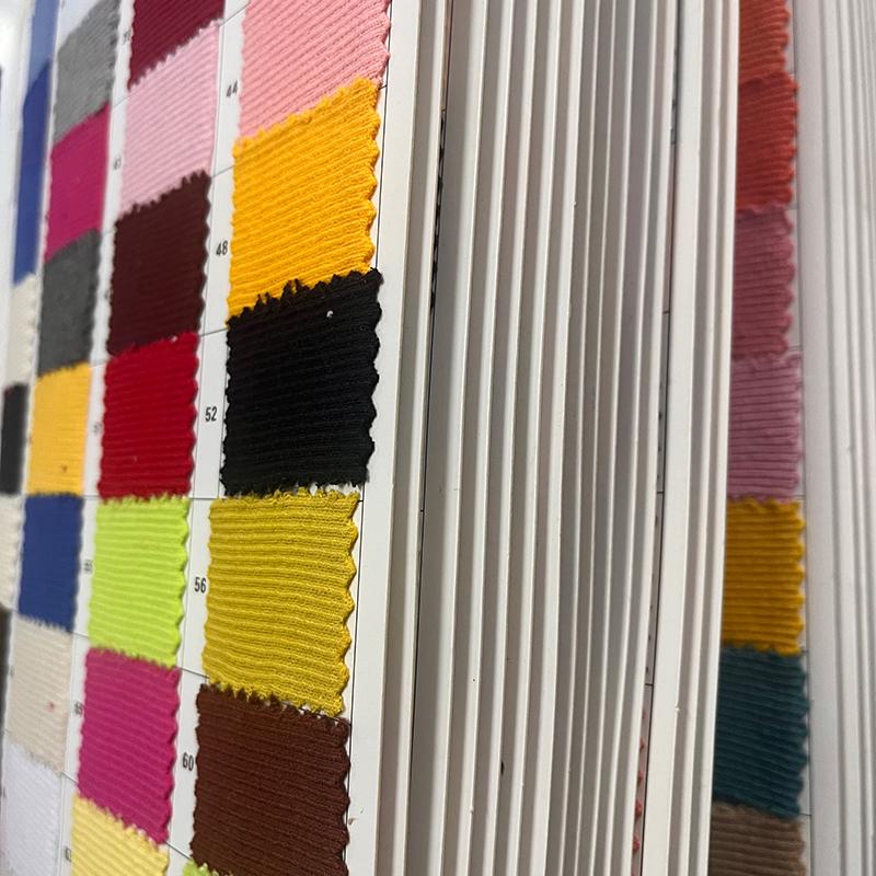 21S加厚棉弹力罗纹袖口面料