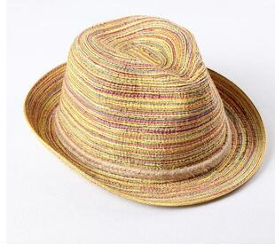 Women Fashion Straw Hat Summer Beach Stylish Panama Fedora