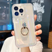 适用16promax苹果iPhone17 11手机壳支架指环15promax透明17pro防摔14pro保护套16p男女13p潮