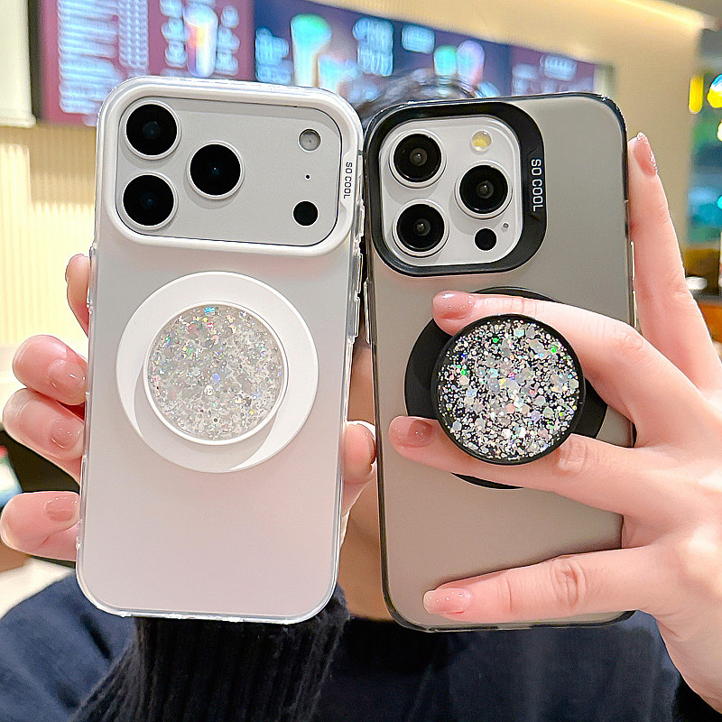 适用iPhone17promax手机壳苹果16pro磁吸带支架15少女13防摔14闪粉12无线充电15promax保护套17pro旋转16pm潮,3C数码配件,手机保护套/壳,淘宝优惠券,粉丝福利购,淘宝优惠卷