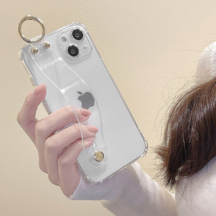 11透明气囊防摔16promax腕带支架17p女款 15promax保护套16pm硅胶简约 适用苹果16手机壳iPhone17