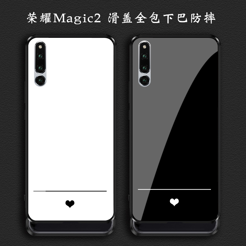 手机壳滑盖全包下巴爱心情侣
