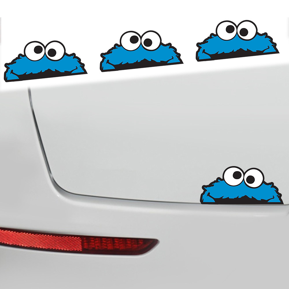 芝麻街kaws汽车贴纸卡通趣