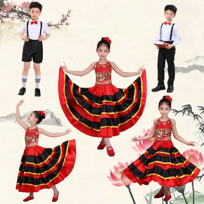 儿童演出服现代舞台表演服 斗牛士舞蹈服 男童西班牙斗牛舞蹈服装