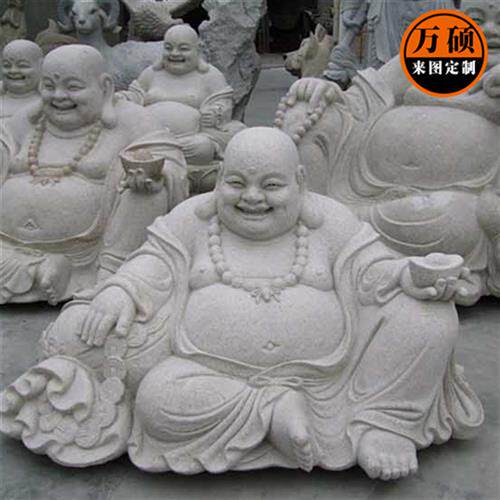 石雕佛像花岗岩弥勒佛寺庙寺院大型户外观音菩萨站像汉白玉地藏王