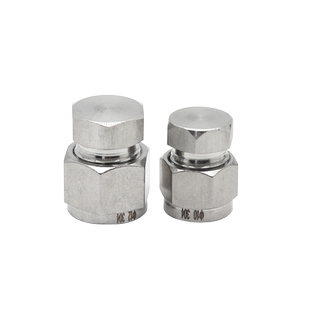 不锈钢304卡套堵头 卡堵头 管闷头接管堵头 卡套堵塞 管路堵头