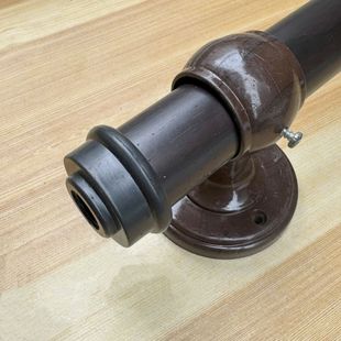 35mm杆老式堵头装饰头老款塑料罗马杆堵头大号堵头窗帘杆两端小头