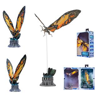 7寸NECA 哥斯拉 怪兽之王 魔斯拉 Mothra 拉顿 恐龙手办模型 摆件