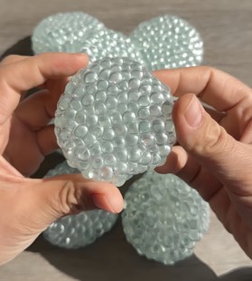 玻璃珠手作球吵吵球填充物系列捏捏球纯手工diy底胶解压儿童礼物