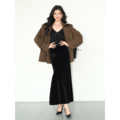 NEVA 裙子 丝绒半身裙女气质包臀鱼尾裙高级感中长款 现货7折