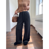 现货7折 心动日常 NEVA 宽松v领连帽卫衣女加绒卫裤 两件套