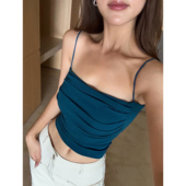 NEVA 内搭上衣 短款 带胸垫吊带背心女外穿设计感显瘦百搭修身