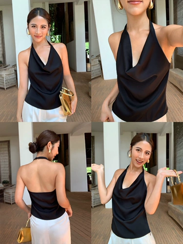 Короткий сексуальный летний топ с чашечками