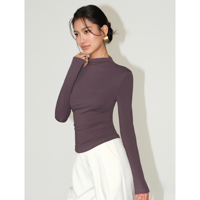 半高领针织衫女春季修身打底衫