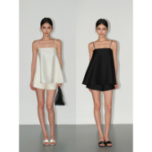 辣妹抹胸吊带背心女外穿无袖 气质上衣高腰休闲短裤 NEVA 套装