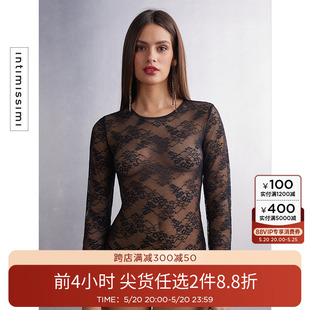 性感蕾丝透视花卉连体衣BOD2525 Intimissimi24春夏新品 女士时尚