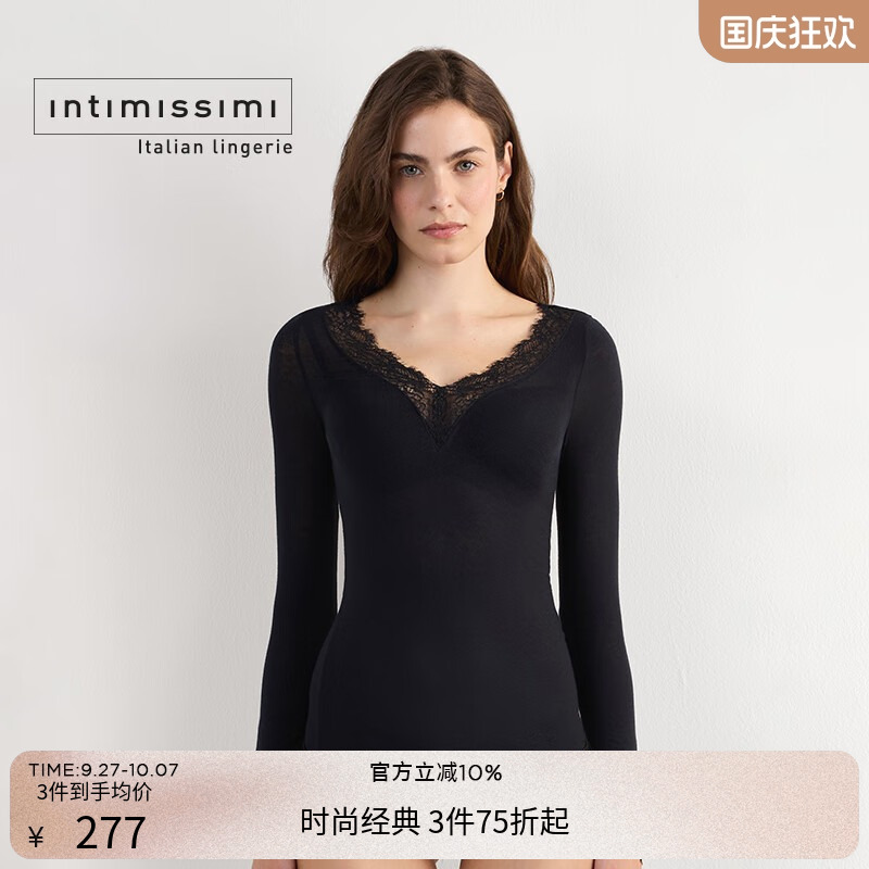 女士时尚优雅花边舒适长袖衫