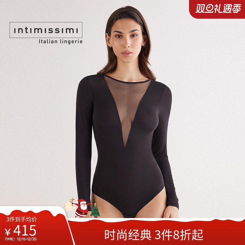 IntimissimiV领性感露背连体衣