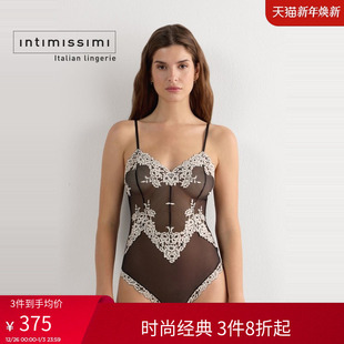Intimissimi 优雅蕾丝打底性感吊带连体内衣BO1294B 新年礼物
