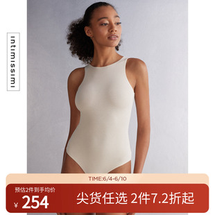 连体衣BOD171 女士时尚 柔软轻薄纯色无袖 Intimissimi24 春夏新品