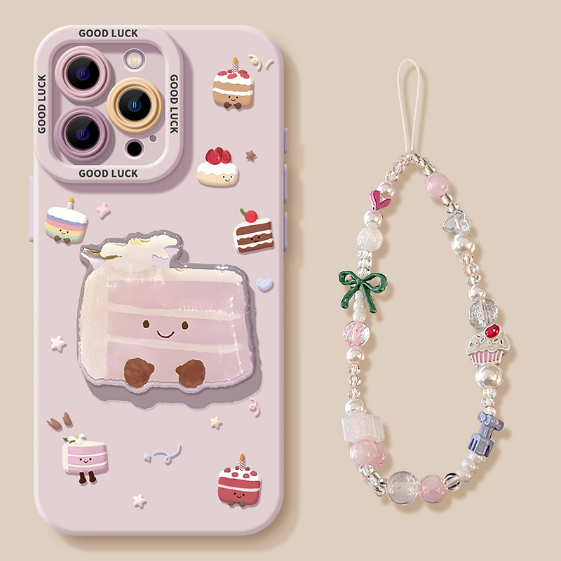 适用于苹果16promax手机壳新款iphone16pro芋泥蛋糕可爱女款16plus卡通硅胶镜头全包15防摔男女情侣保护套