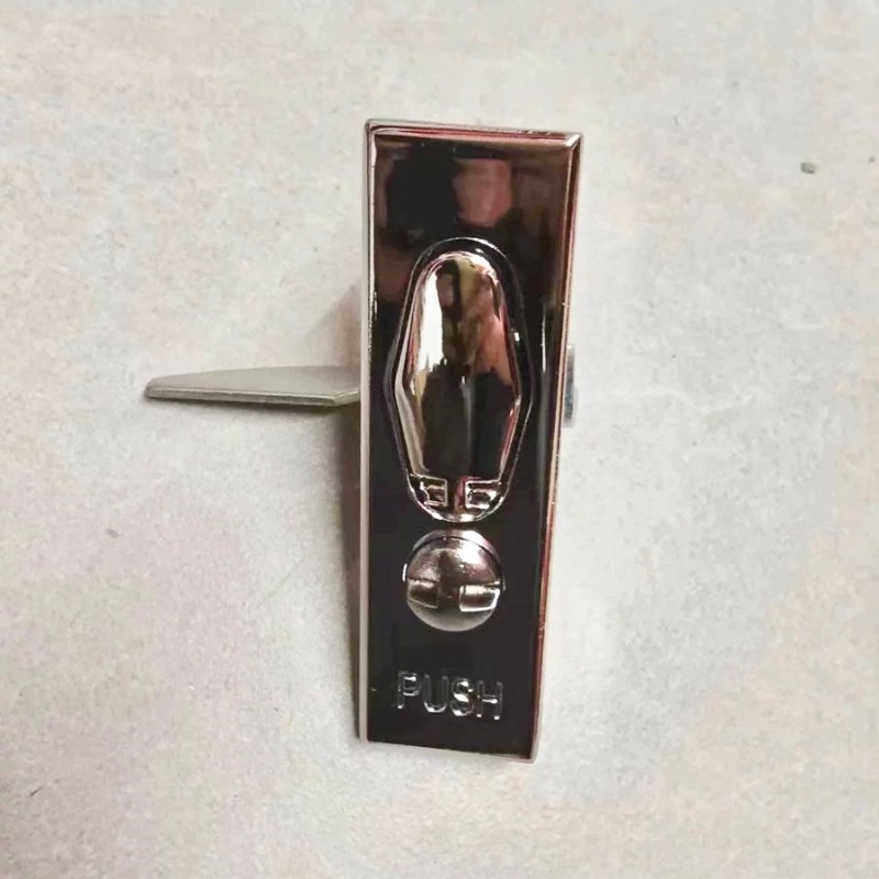 计量锁按钮型配电箱门锁配电柜门锁电箱锁Z型片铅封锁MS505电柜锁