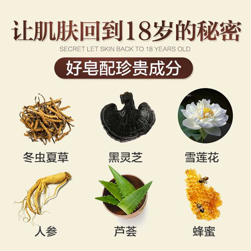 MAGEC臓方手工皂面部学生洗脸洁面香皂男马油皂女四件套官方正品