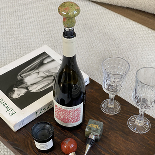 边集EDITOR 蘑菇石头酒瓶塞红酒葡萄酒存储防尘可爱礼物