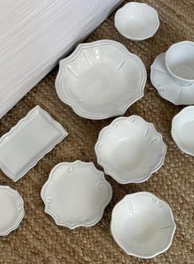 边集EDITOR意大利VBCcasa Baroque咖啡杯碟餐盘碗沙拉碗黑陶手作