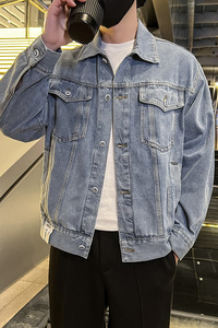 秋季潮高街痞帅休闲牛仔外套夹克XZ905-JK123#P70-控98图片