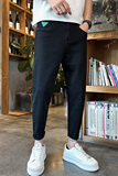 夏季潮弹力休闲修身牛仔裤夏季痞帅九分小脚裤N217#-P60-控88，男装牛仔裤，星座905
