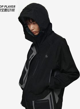 SAN SAN GEAR 3L Windblock Jacket Black 黑色连帽户外风衣外套