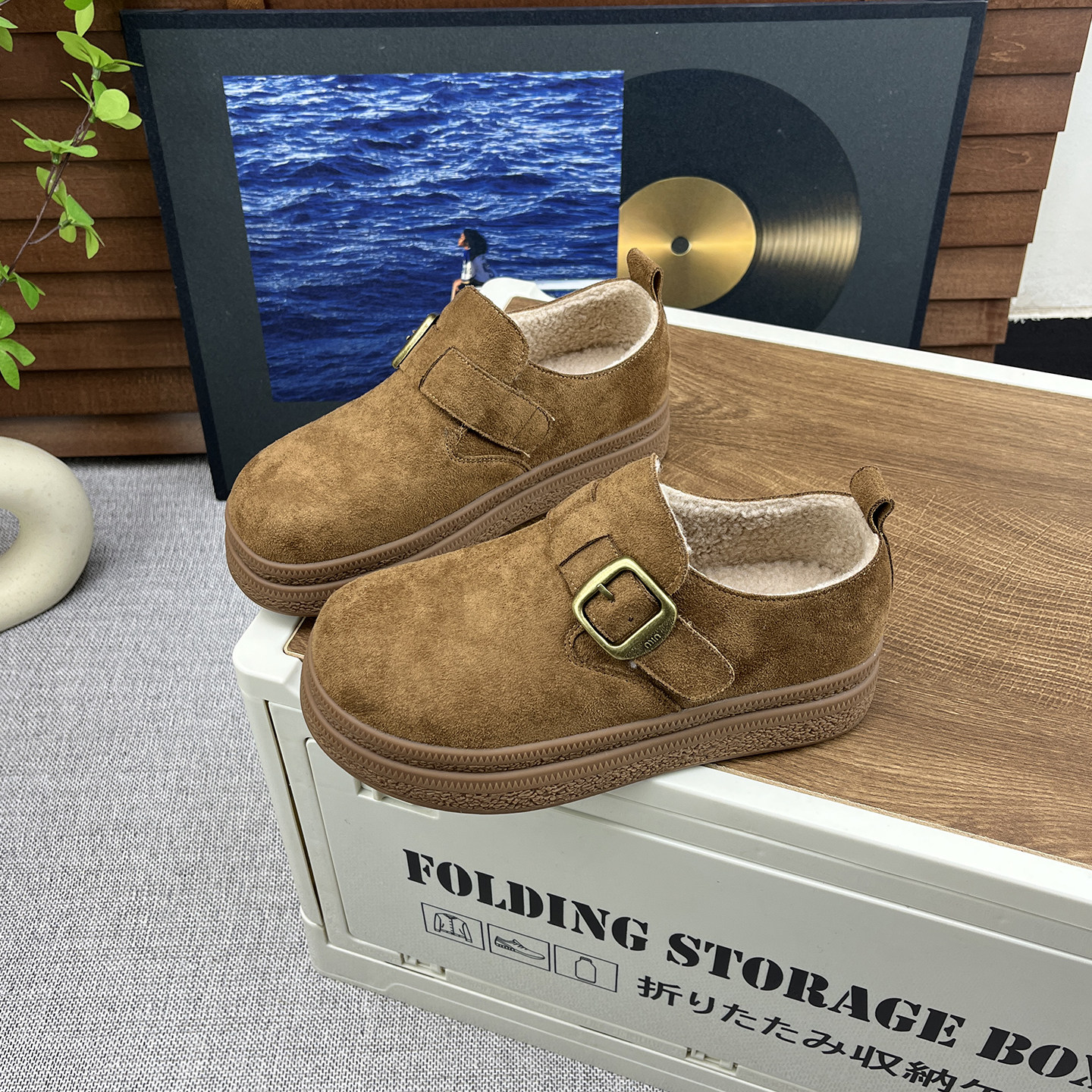 2025冬季加绒厚底百搭全包勃肯鞋女软底舒适一字扣复古休闲棉鞋女,女鞋,勃肯鞋/软木鞋,淘宝优惠券,粉丝福利购,淘宝优惠卷