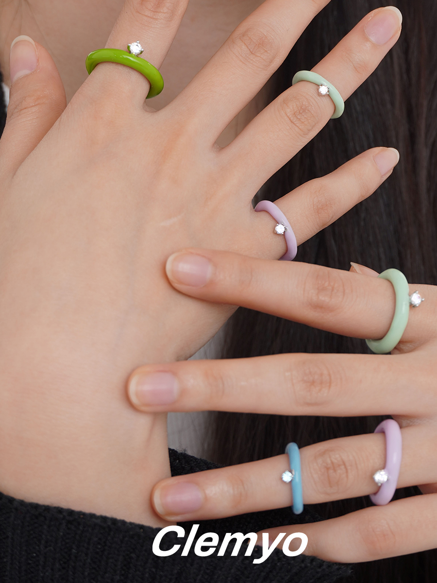 渴了没有女原创设计戒指可调节