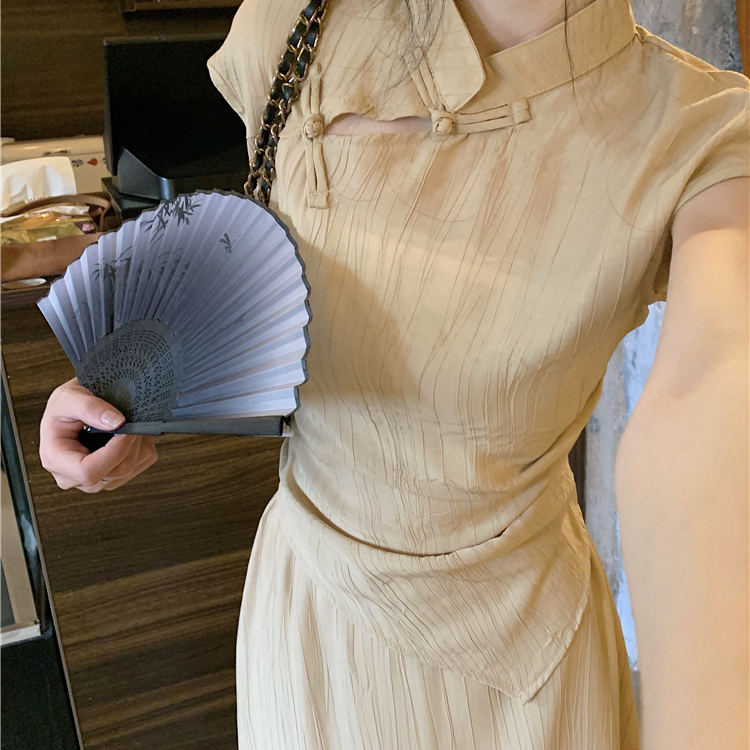 清仓新中式国风禅意连衣裙