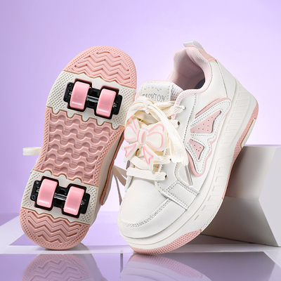 暴走鞋女童2026秋冬儿童轮滑鞋